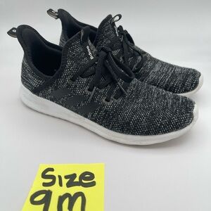 Adidas Black and White Knit Sneakers